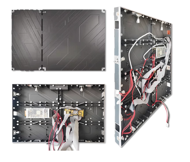 Commercial Outdoor Cabinet with 640*480 Small Pitch LED Display Die Cast Aluminum Enclosure HaiJia GaoKe 160*320 Module Display
