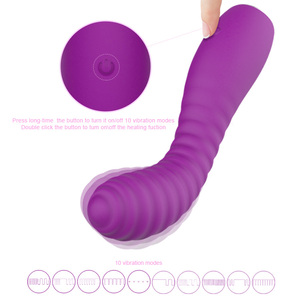 Chinese Producten Siliconen Vibrerende Massage Verwarming Vibrator Seksspeeltjes Voor Vrouw G-Spot Stimulator Meisje Volwassen Seks Grappig Speelgoed - Product Image 5