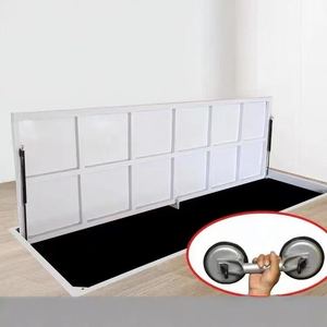 Porte <span class=keywords><strong>coulissante</strong></span> dissimulée sur mesure pour sous-<span class=keywords><strong>sol</strong></span>, solution d'accès domestique gain <span class=keywords><strong>de</strong></span> place - Product Image 3