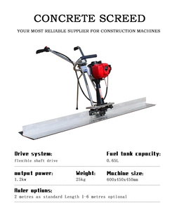FY <strong>Stainless</strong> <strong>Steel</strong> Body Concrete Screed <strong>Vibrator</strong> Leveller Gasoline Powered High Efficiency 220V Customizable - Product Image 4