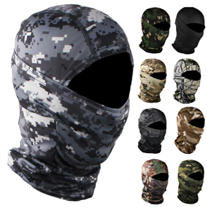 Cagoule de Camouflage Tactique Complète 100% Polyester <span class=keywords><strong>Masque</strong></span> de Ski Foulard pour Cyclisme Vélo Moto Bouchons Anti-Poussière-pour le Sport - Product Image 1