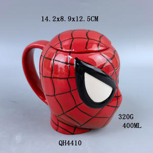 <span class=keywords><strong>Taza</strong></span> <span class=keywords><strong>de</strong></span> Cerámica 3D <span class=keywords><strong>de</strong></span> <span class=keywords><strong>Spiderman</strong></span>, el Superhéroe <span class=keywords><strong>de</strong></span> Marvel, con Diseño <span class=keywords><strong>de</strong></span> Leopardo Negro, 500 ml, Reutilizable, Apta para Microondas, con Tapa - Product Image 6