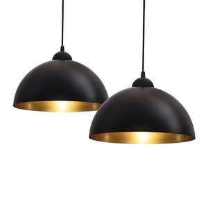 Lampada a Sospensione Industriale Retrò Americana Creativa a Testa Singola in Ferro, Finitura Nera/<span class=keywords><strong>Oro</strong></span>, LED per Sala da Pranzo - E-commerce Transfrontaliero - Product Image 1