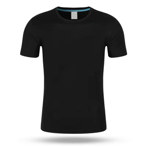 เสื้อยืดโพลีเอสเตอร์ตาข่ายแบบเรียบ สำหรับโปรโมชั่น ของขวัญ พิมพ์ลายโลโก้ด้วยเทคนิค Sublimation แห้งเร็ว ทรงพอดีตัว เสื้อยืดผู้ชาย - Product Image 3