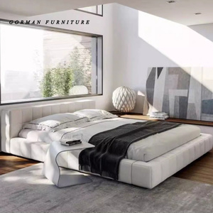 <span class=keywords><strong>Lit</strong></span> en cuir minimaliste italien léger luxe moderne simple Internet célébrité <span class=keywords><strong>étage</strong></span> tatami <span class=keywords><strong>lit</strong></span> <span class=keywords><strong>double</strong></span> chambre principale - Product Image 6