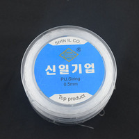Hochwertige Transparente Koreanische PU-Perlenschnüre, Starke Dehnbare Kordel für Armband-Schmuckherstellung, 0,5mm 0,6mm 0,8mm 1,0mm