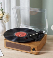 Valise portable tourne-disque 33/45/78 tr/min lecteurs de disques avec USB bleu vers PC enregistrement dentaire et haut-parleur stéréo phonographe rétro