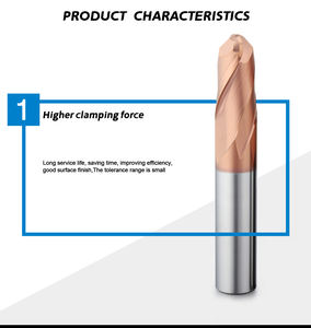 Outil de coupe en carbure à tête sphérique DOHRE <span class=keywords><strong>UEX</strong></span>, outil de haute performance pour le travail des métaux - Product Image 3