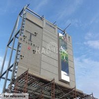 Enseigne robotique 3D, entraînement mécanique, écran LED mobile, affichage LED extérieur, panneau d'affichage numérique