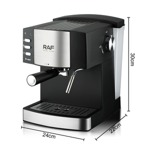 Cafetera Espresso RAF de 850W con Capacidad de 1.5L, Ciclo de Preparación Doble y Espumador de Leche Profesional - Product Image 4