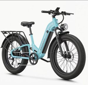 Bicicleta Eléctrica de Montaña para Adultos, 48V 17.5Ah, Batería de Litio, Motor en la Rueda Trasera, Cuadro de Aleación de Aluminio, Neumáticos Todoterreno de 26 x 4.0 Pulgadas - Product Image 2