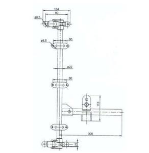 Kit de verrouillage de <span class=keywords><strong>porte</strong></span> arrière, poignée de <span class=keywords><strong>remorque</strong></span> de <span class=keywords><strong>camion</strong></span>, engrenage de verrouillage de <span class=keywords><strong>porte</strong></span> - Product Image 2
