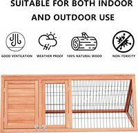 Poulailler, enclos à poules, petit poulailler en bois pour canards, cage à cailles d'extérieur, niche pour lapins, maison pour petits animaux (bois naturel)