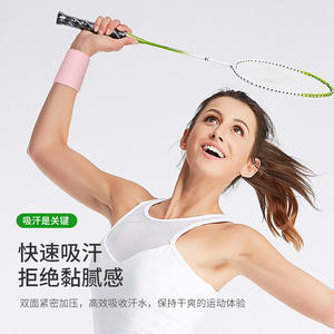 Hyutswrllrtrxe Sports <b>Wristbands</b> Microfiber Adjustable For Badminton Adults Unisex Sweat Absorption Fitness Accessory - Product Image 1