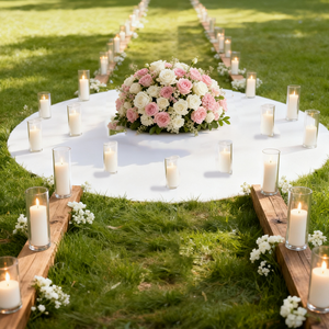 Frasco Cilíndrico Transparente de Borosilicato Alto Personalizado para Velas, Recipiente de <span class=keywords><strong>Boca</strong></span> Ancha, Impresión de Logotipo Ecológica para Bodas y Hogar - Product Image 2