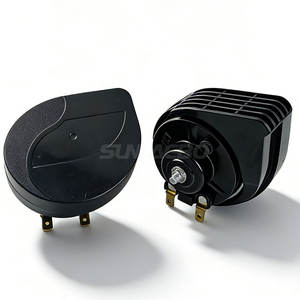 Corne électrique pour <span class=keywords><strong>moto</strong></span> et voiture de haute qualité, ultra-fine, bicolore, ABS, étanche, 12V, avec système d'alarme de sécurité - Product Image 5