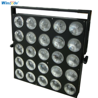 25pcs 10W led rgb couleur tv matrice faisceau lumière de scène matrice 5x5 4-en-1 25 yeux LED lavage matrice Blinderfor scène fête dj