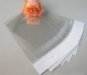 Pearlescent סרט כרטיס ראש תיק opp עצמי דבק תיק אריזה חותם תיק קטן עסקים אריזת פלסטיק שקוף זכוכית נייר