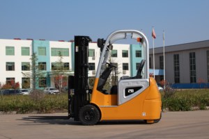 1,5 Ton 2 Ton 3-wiel elektrische vorkheftruck compacte mini-vorkheftruck voor smalle gangen magazijn materiaal handling - Product Image 5