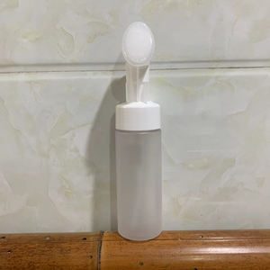 Hengjian-bomba de espuma de plástico mate esmerilado, botella con cepillo Facial para desmaquillante, envase limpiador, 100ml, 120m, 150ml - Product Image 2