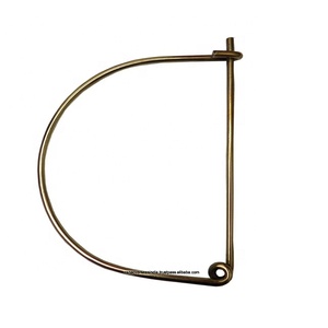 Manija de Metal de latón antiguo en forma de D para fabricación de carteras de niñas, fabricación de bolsos, fabricación de bolsos - Product Image 1