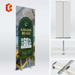 مجموعة لافتات ترويجية قابلة للسحب من الألومنيوم 50 حامل مع لافتات مطبوعة مخصصة - Product Image 6