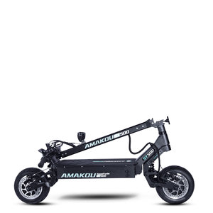สกู๊ตเตอร์ความเร็วสูง X7 AMAKOUST500 9000W แบตเตอรี่ลิเธียมถอดได้ ระยะไกล รถทรงตัว รับน้ำหนักได้ 150 กก. X7 AMAKOU ST500 X7 - Product Image 6