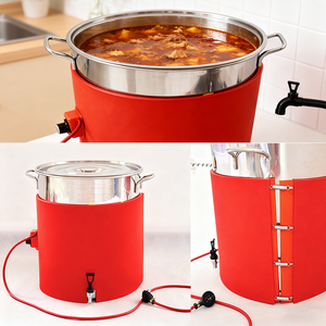 Bandes chauffantes en silicone pour fûts de 1740x250mm, utilisées pour éviter la solidification de l'huile, pour fûts de 200L (huile, peinture, cire de paraffine, résine) - Product Image 3