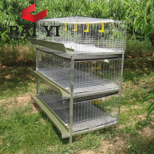 Nouvelle cage à poulets de chair de type H, galvanisée à chaud, pour la capture manuelle des oiseaux, avec une capacité de 48 à 60 poulets - Product Image 3