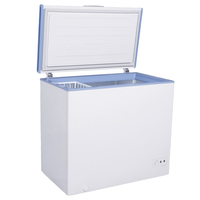 Offre Spéciale de 200L A + réfrigérateur commercial à porte ouverte unique congélateur coffre commercial pour crème glacée de supermarché
