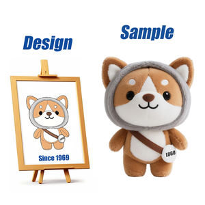 Shengye China fabricación personalizada de alta calidad perro de peluche suave de peluche lindo <span class=keywords><strong>Anime</strong></span> Animal de dibujos animados mochila perrito perro peluches juguete - Product Image 1