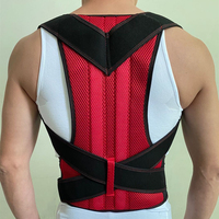 Ceinture de Correction Posturale du Dos Réglable, Soutien d'Épaule et Correcteur de Posture Dorsale