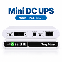 Batterie au lithium 8800mAh Mini DC UPS 18W/36W avec POE 15V/24V pour routeur, CCTV, modem et systèmes de sécurité