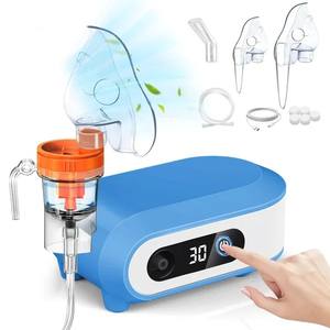 Fitconn <span class=keywords><strong>meilleur</strong></span> nébulzers portables <span class=keywords><strong>inhalateur</strong></span> médical pratique compresseur nébuliseur machine avec écran numérique - Product Image 1