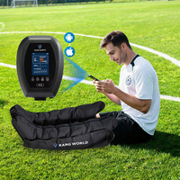 Bottes de Récupération Sans Fil à Compression d'Air avec Logo Personnalisé pour Athlètes, Masseur Complet des Jambes, Thérapie des Pieds, pour la Récupération des Œdèmes
