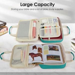 BSCI factory Custom wholesale <b>Bible</b> Cover Bag Large <b>Bible</b> Carrying <b>Case</b> Church <b>Bible</b> Bag with Shoulder Strap and Padded Handle - Product Image 3