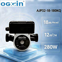 Pompe de circulation intelligente haute efficacité OGGIN AJP32-18-180KQ 12m³/h, hauteur de refoulement 18m, 280W, pour systèmes de chauffage à eau chaude
