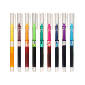 Stylo gel coloré 0,5 mm, grande capacité, séchage rapide, papeterie de bureau et scolaire - Product Image 5