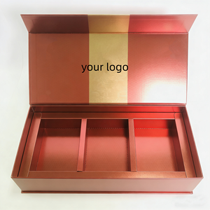 Boîte cadeau pliante en carton avec fermeture magnétique, forme <span class=keywords><strong>livre</strong></span>, laminage mat imperméable, luxe personnalisé, logo pour aliments - Product Image 3