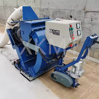 Machine de sablage de béton à turbine à entraînement direct portable de haute qualité, moteur à billes d'acier SA2.5 pour finition de surface