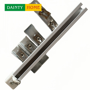 <span class=keywords><strong>Tringle</strong></span> à rideaux intelligente moderne en aluminium et rails manuels/rails pour fenêtres de <span class=keywords><strong>plafond</strong></span> Style romain durable - Product Image 4
