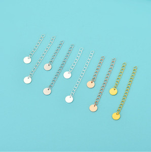 925 Sterling Silver Chain <strong>Extenders</strong> With Tags for <strong>Necklaces</strong> Anklet Bracelet Extension - Product Image 3