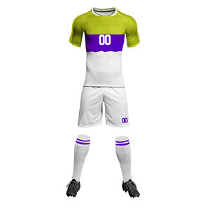 2025 nueva llegada Unisex de alto peso ligero camisas y Tops conjuntos de ropa deportiva mejor diseño personalizado Logotipo de impresión traje de fútbol - Product Image 1