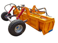 Niveleuse de terrain GPS haute précision extensible pour tracteur avec système de nivellement par satellite, roulement et pompe, marque WISDOM BEIDOU