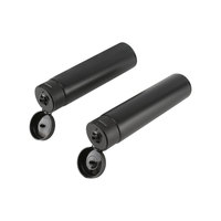 Tube d'emballage cosmétique en plastique D35 personnalisé avec bouchon à clapet, sérigraphie, écologique, recyclable, professionnel, grand format pour soins de la peau