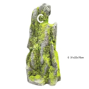 Piedra de Resina <span class=keywords><strong>Mei</strong></span> <span class=keywords><strong>Lin</strong></span> con Musgo, Piedra de Simulación de Montaña Emei, Hecha a Mano para Decoración de Jardines Chinos - Product Image 5