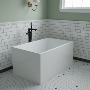 <span class=keywords><strong>Baignoire</strong></span> autoportante rectangulaire moderne australienne pour bain profond intérieur, petite <span class=keywords><strong>baignoire</strong></span> blanche domestique - Product Image 4