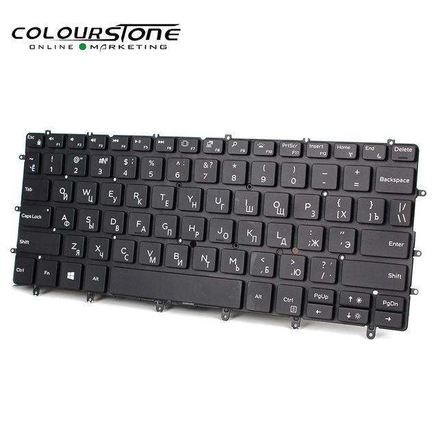 Original-Style Russian Mechanical Keyboard for Dell XPS 13 9370 Laptop Durable & New