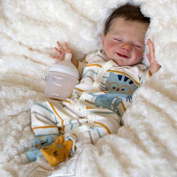 Recién nacido realista Reborn Baby Doll lindo silicona Diy juguete hecho a mano arte muñeca regalo de moda para niños juguetes para juego de imitación
