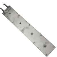 Elemento Calefactor Eléctrico Industrial Longxing, Calentador de Aluminio Fundido, 220V 700W, Placa Calefactora Fundida a Presión, 45x10x5cm, 1 Año de Garantía